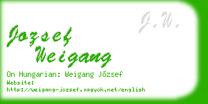 jozsef weigang business card